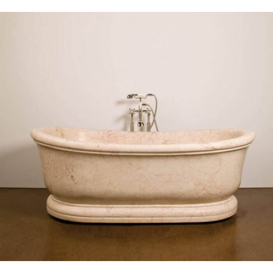 Iconico Rosalia Beige Marble Bathtube Iconico Rosalia Beige Marble Bathtube