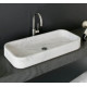 Carrara White Marble Washbasin Designed Natura