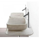 Carrara White Marble Washbasin Designed Pena