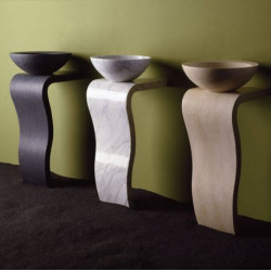 Carrara White Marble Washbasin Desinged Alfonzo