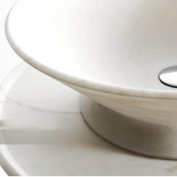 Calacatta Oro Washbasin Ovalise Design