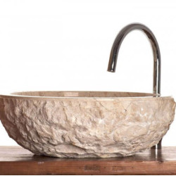 Creama Nouva Beige Marble Chipriano Washbasin