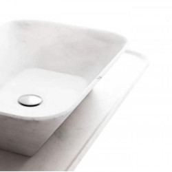 Carrara White Marble Designed Washbasin Eldorado Carrara White Marble Designed Washbasin Eldorado