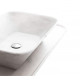 Carrara White Marble Designed Washbasin  Eldorado