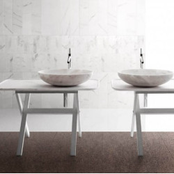 Carrara White Marble Designed Washbasin Toronto Carrara White Marble Designed Washbasin Toronto