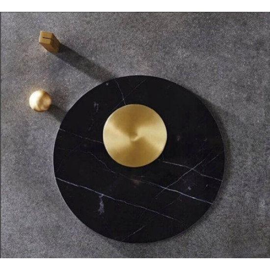 Nero Black Marble  Havana Serving Plate Medium 