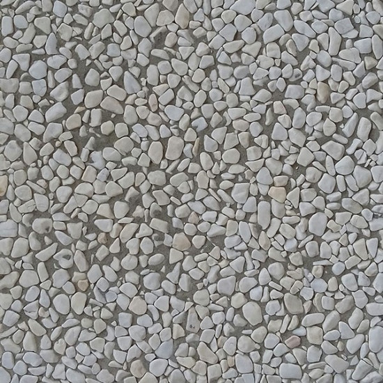 Bianco White Outdoor Terrazzo Tile 2 x 40 x 40 cm