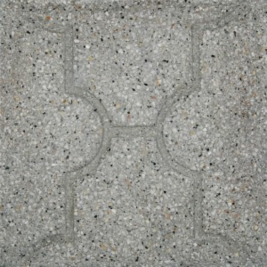 Grey Deco Outdoor Terrazzo Tile 1.8 x 30 x 30 cm