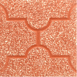 Red Deco Outdoor Terrazzo Tile 2 x 60 x 60 cm Red Deco Outdoor Terrazzo Tile 2 x 60 x 60 cm