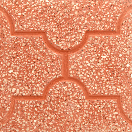 Red Deco Outdoor Terrazzo Tile 1.8 x 30 x 30 cm