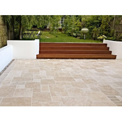 Romano Travertine Mix 1,2 Cm Frensh Pattern Set  Romano Travertine Mix 1,2 Cm Frensh Pattern Set