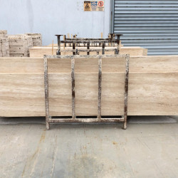 Romano Travertine Unfilled and Honed Tile and Slabs