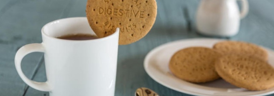Tea and biscuits: A British tradition