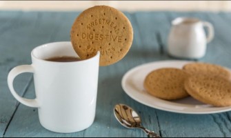 Tea and biscuits: A British tradition