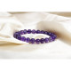 Amethyst Bracelet 8 mm Real Amethyst Stone Natural Stone Bracelet Amethyst Bracelet 8 mm Real Amethyst Stone Natural Stone Bracelet