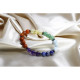 Chakra Bracelet - Hematite Detailed Luxury Chakra Bracelet