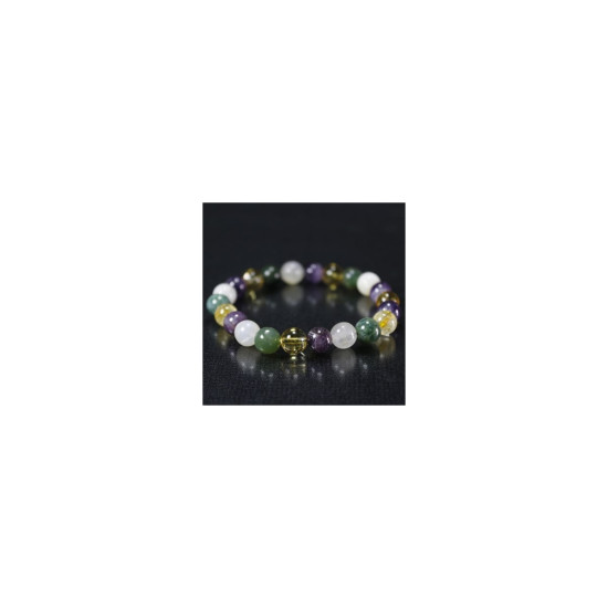 Mixed Natural Stone Bracelet - 4 Different Stones