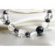 Quartz Hematite Bracelet / Special Design Natural Stone Bracelet