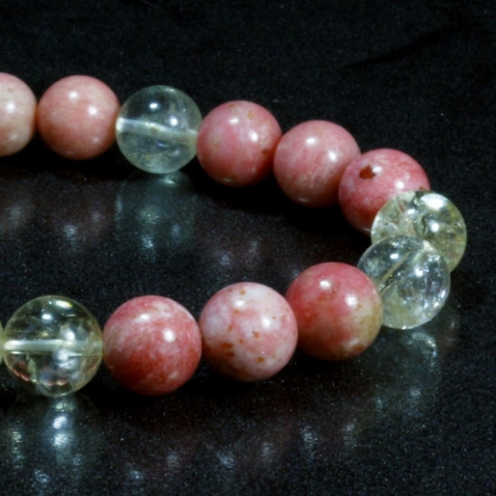 Rodonit - Citrine Stone Tugce Design Bracelet Rodonit - Citrine Stone Tugce Design Bracelet