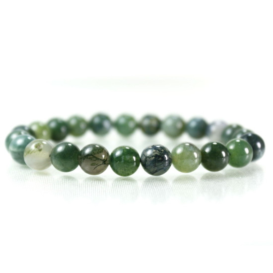 Mossy Agate Premium Natural Stone Bracelet Mossy Agate Premium Natural Stone Bracelet
