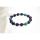 Real Amethyst - Green Agate - Hematite Stone Bracelet / Special Design Bracelet Real Amethyst - Green Agate - Hematite Stone Bracelet / Special Design Bracelet