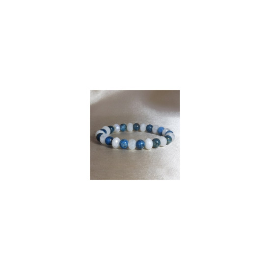 Moonstone Apatite Natural Stone Design Bracelet Moonstone Apatite Natural Stone Design Bracelet