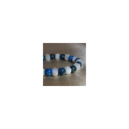 Moonstone Apatite Natural Stone Design Bracelet Moonstone Apatite Natural Stone Design Bracelet