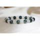 Fossil Agate and Mossy Agate Bracelet / Special Design Bracelet