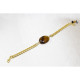 Tiger Eye Bracelet / Gold Plated Bracelet / Designer Bracelet