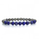 Labradorite - Lapis Lazuli Design Bracelet