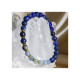 Lapis Aquamarine Gold Plated Bracelet
