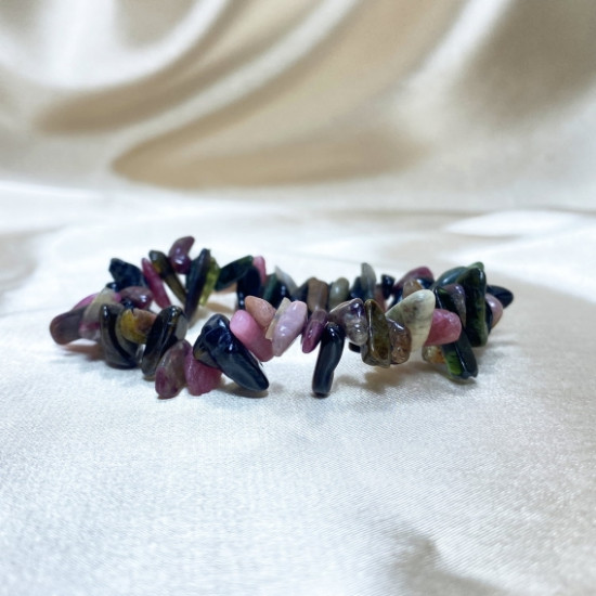 Tourmaline Stone Bracelet | Broken Stone Bracelet
