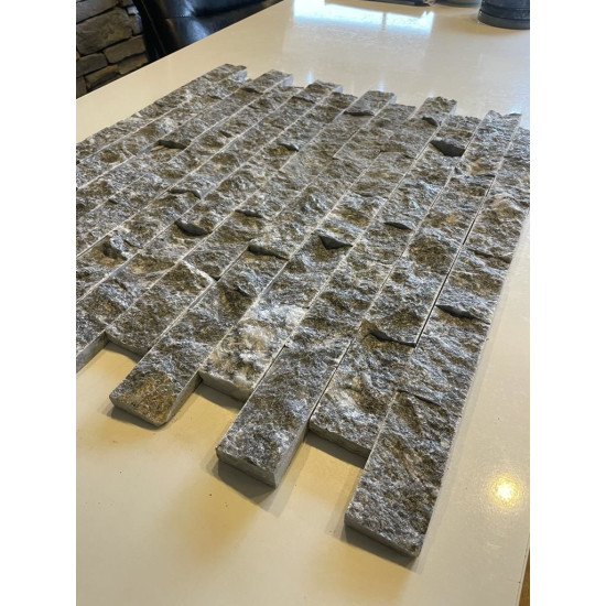 Black Natural Split Mosaic