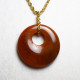 Agate Stone Gold Plated Chain Necklace