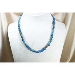 Apatite Necklace / Unprocessed Natural Stone Necklace