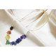 Chakra Natural Stone Necklace / Gold Plated Chain