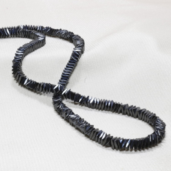 Hematite Stone Special Cut Style Necklace Hematite Stone Special Cut Style Necklace