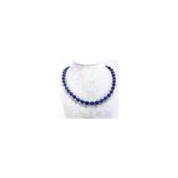 Lapis Lazuli - Hematite Natural Stone Necklace