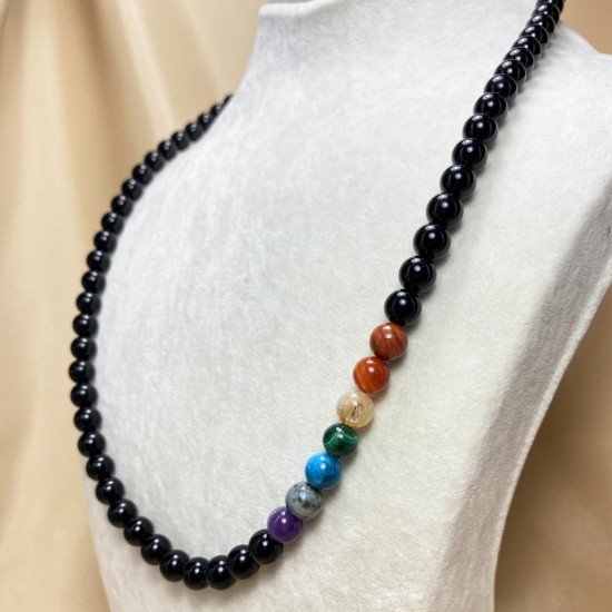 Onyx - Chakra Natural Stone Necklace