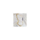 Mother of Pearl - Lapis Design Necklace Gold Plated