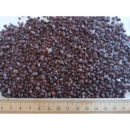 Cherry Marble Tumbled Chips 2-4 mm 1 kg pack 