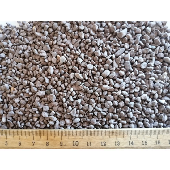 Grey Marble Tumbled Chips 2-4 mm  1kg pack 