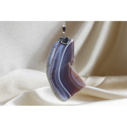 Botswana Agate Natural Stone Pendant