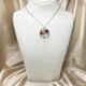 Chakra Stones Natural Stone Pendant | Tree of Life Pendant | Handmade