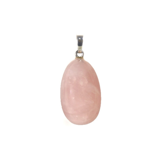 Pink Quartz Natural Stone Pendant