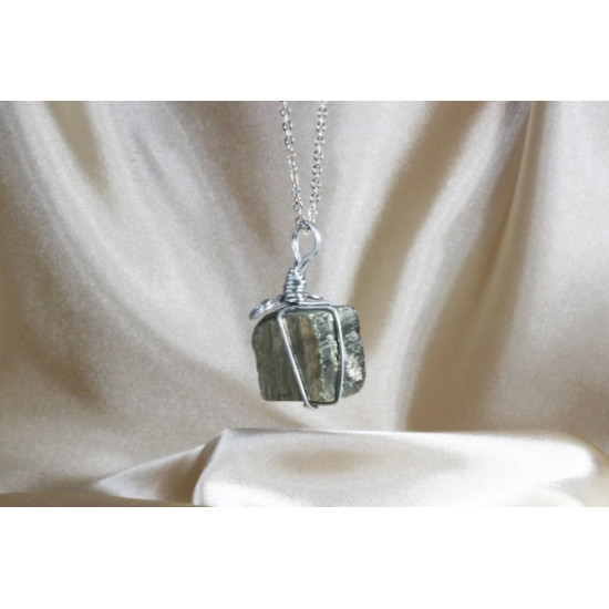 Pyrite Pendant / Untreated Natural Stone