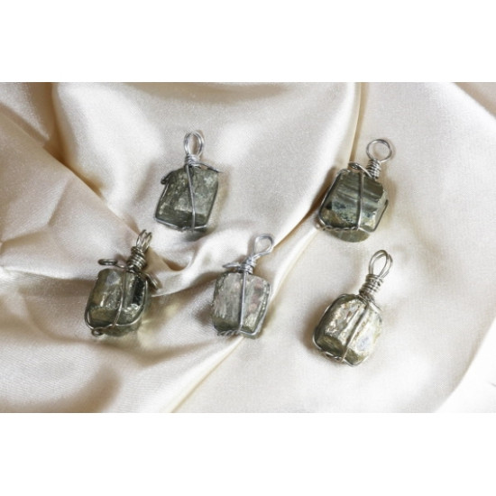 Pyrite Pendant / Untreated Natural Stone
