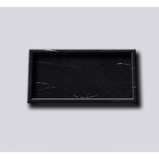 Nero Black Marble Big Tray Rectangular Design 