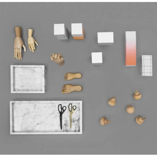 Carrara White Marble Rectagular Big Tray 