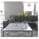 White Marble Cofee Table Square